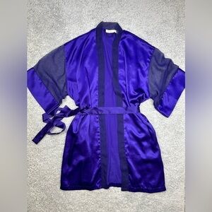 Victoria's Secret Robe Womens One Size Fits All Vintage Gold Label Classic Sexy